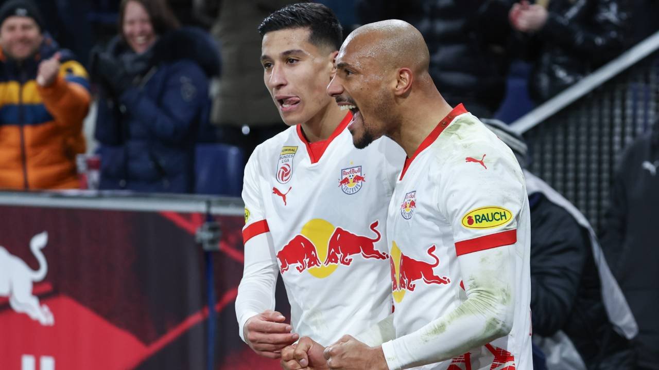 Karim Onisiwo hat gegen die Grazer sein erstes Bundesliga-Tor für den FC Red Bull Salzburg geschossen.