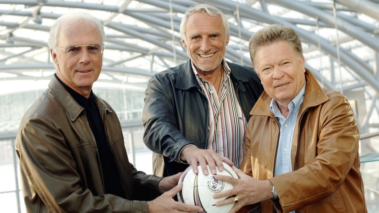 Franz Beckenbauer, Dietrich Mateschitz und Rudolf Quehenberger (v.l.n.r.)