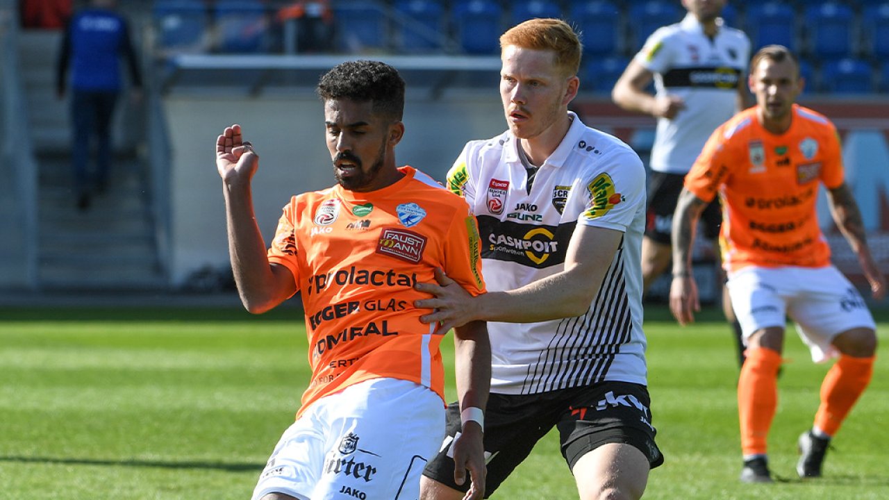 Für Altach lief Bumberger schon 23 Mal in der Bundesliga auf - dort will er in Zukunft wieder hin.