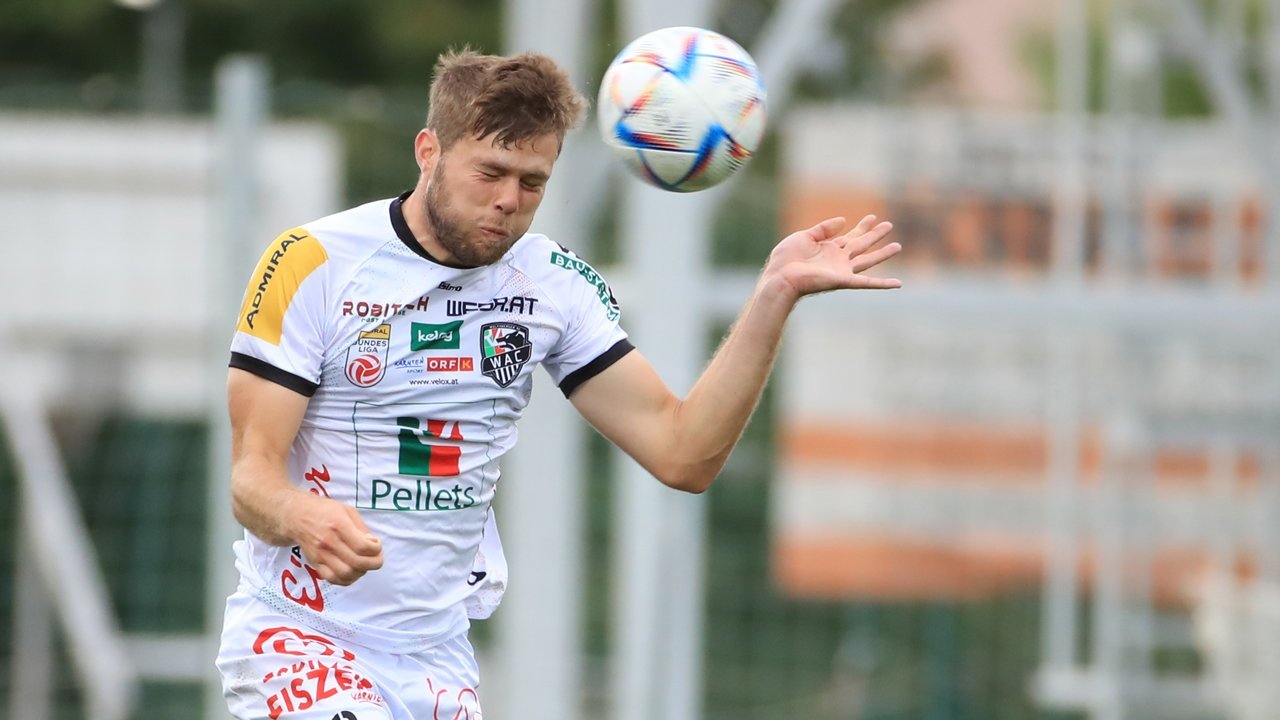 Dominik Baumgartner ist als Kapitän des WAC eine feste Größe in der ADMIRAL Bundesliga