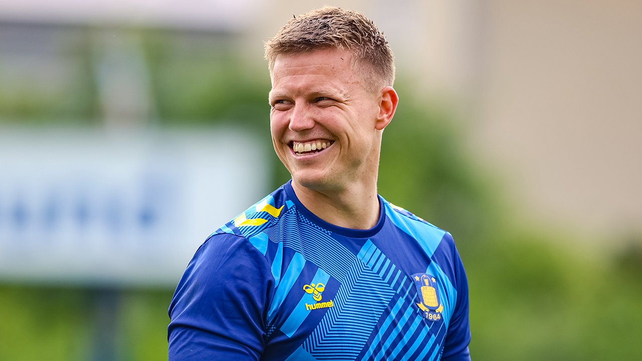 Patrick Pentz möchte mit Bröndby IF in die Conference-League-Ligaphase