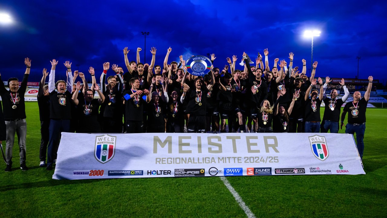 Posieren die Welser in naher Zukunft auch als Zweitliga-Meister?