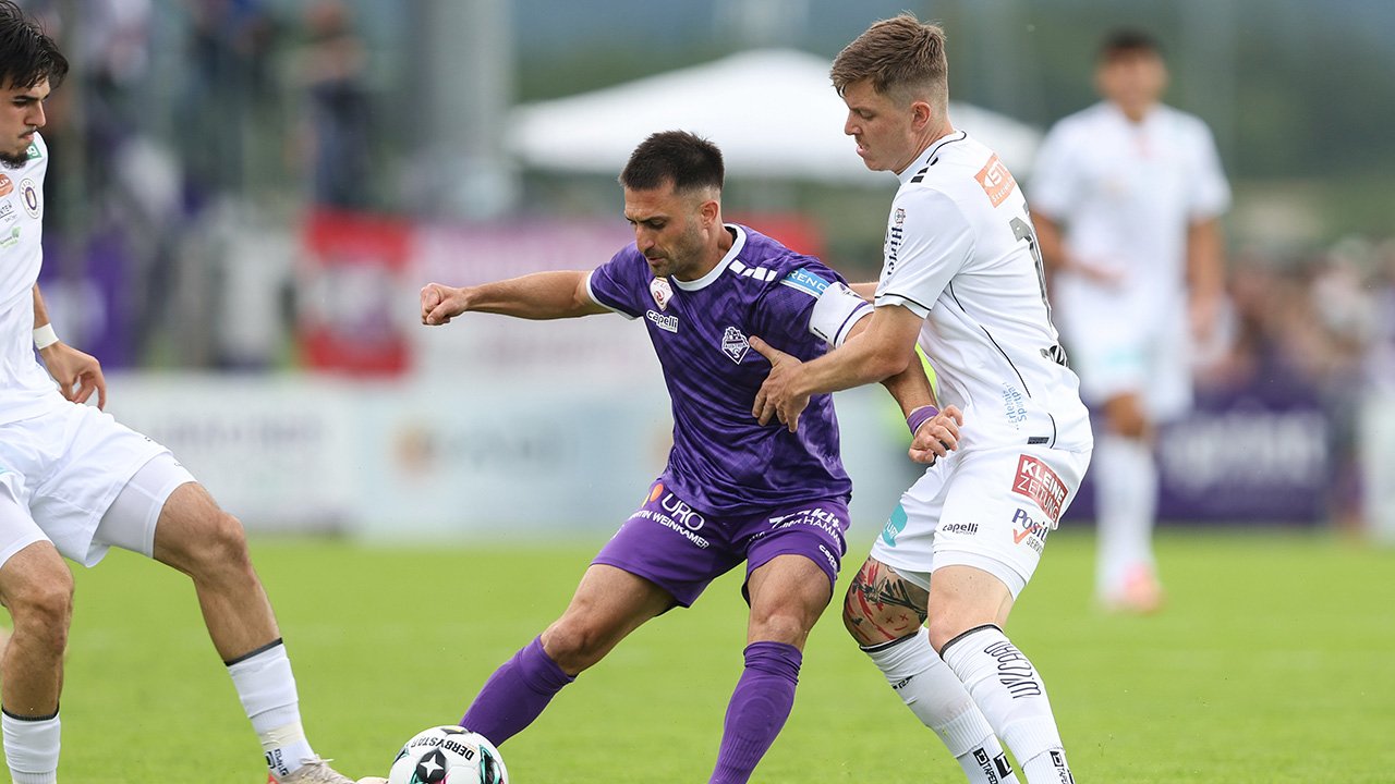 Am Ende setzte es eine knappe 1:2-Heimniederlage gegen Klagenfurt.