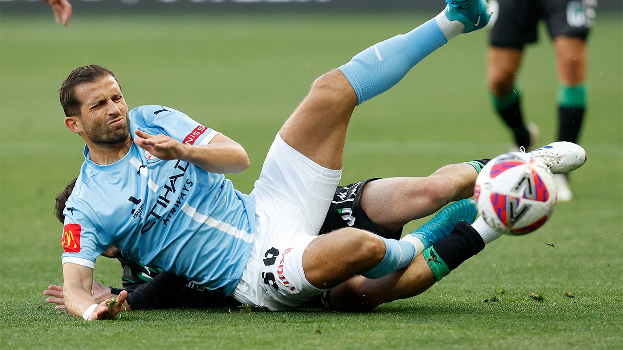 An die Physis in der A-League musste sich Kuen zunächst einnal gewöhnen
