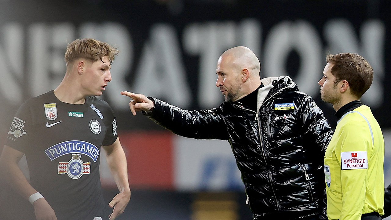 Alexander Prass und Chefcoach Christian Ilzer kennen sich bereits aus gemeinsamen Sturm-Zeiten.