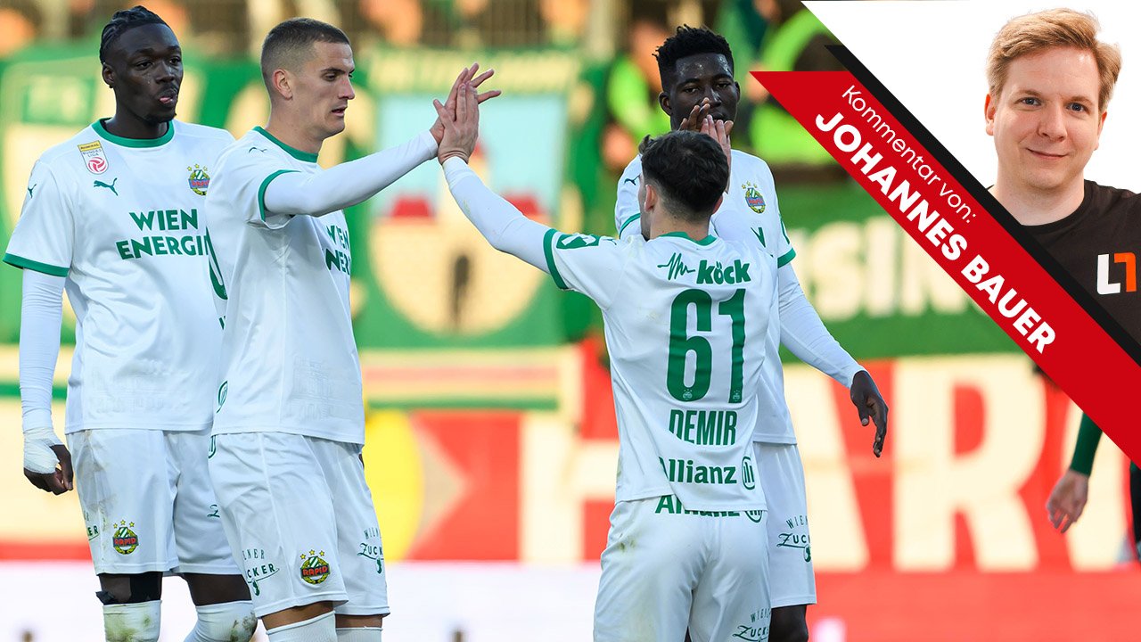 Rapids Fünferkette allein wird das Ruder nicht herumreißen