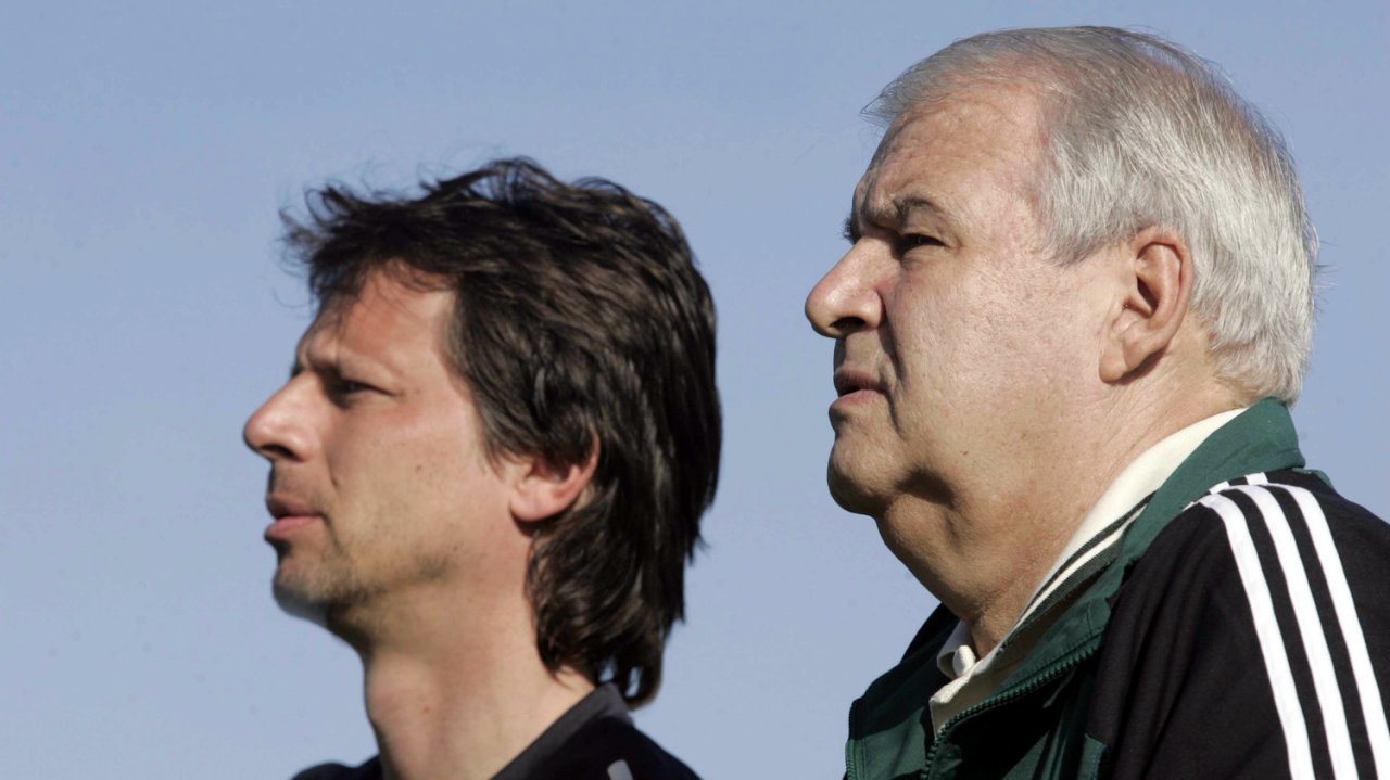 Waren im Dezember 2005 schwer beschäftigt: Peter Schöttel und Rudolf Edlinger