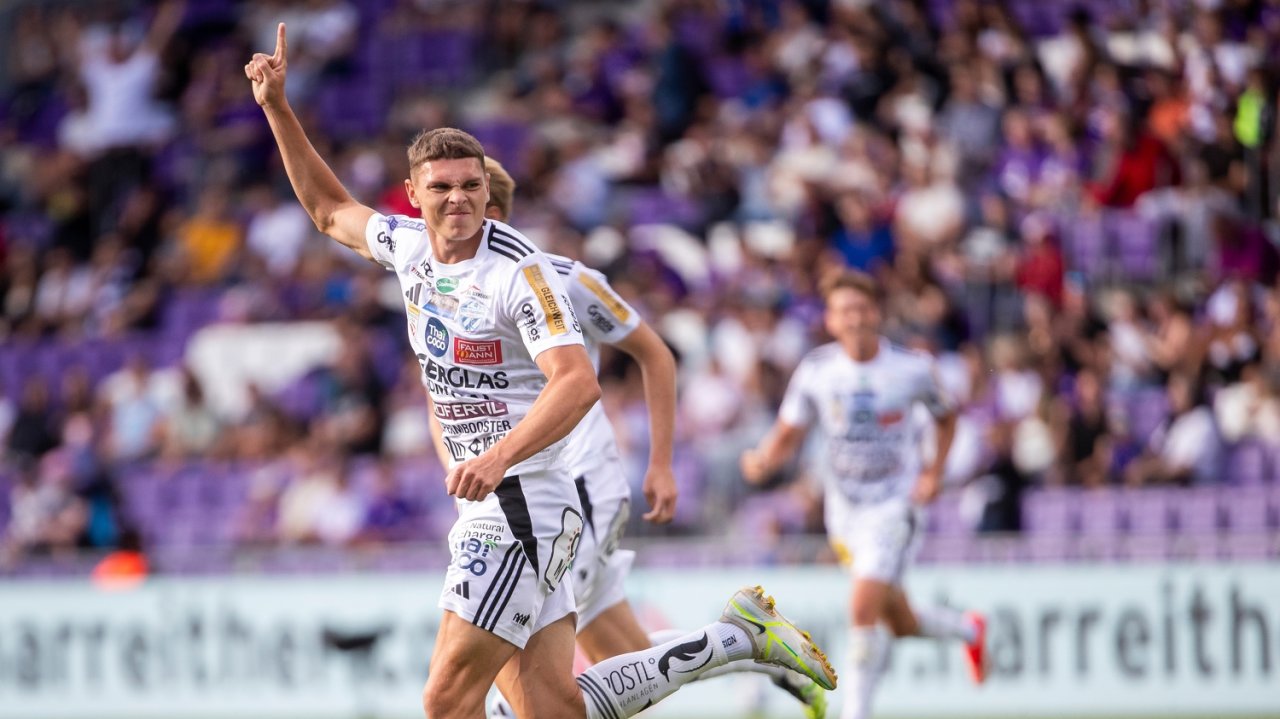 Havel beim Torjubel in der Generali-Arena