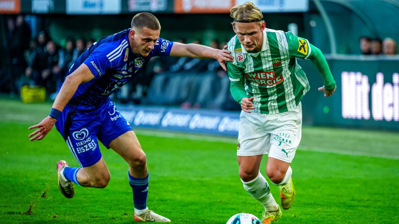 Tobias Gulliksen im Einsatz für den SK Rapid