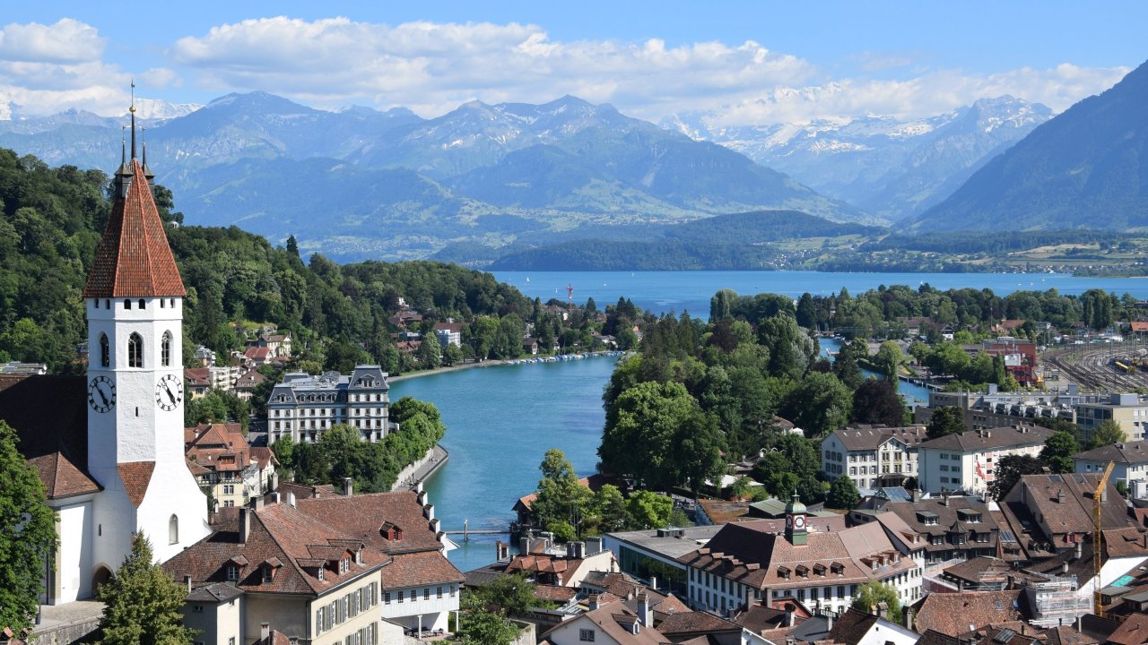 Traumhafte Kulisse in Thun