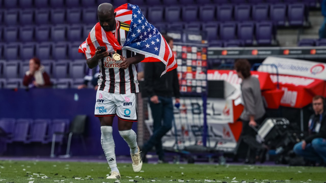 Adeniran hatte mit dem LASK heuer viel zu feiern