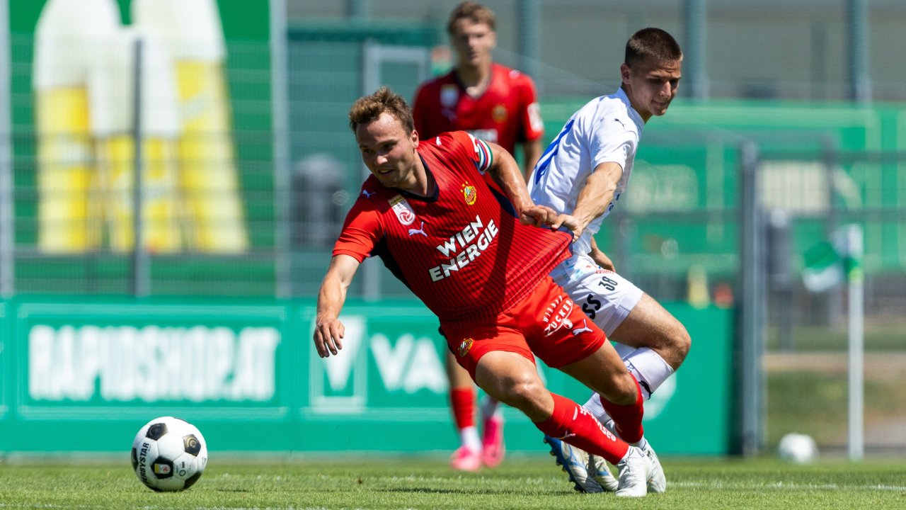 Gegen Rapid musste man im ersten Testspiel eine deutliche Niederlage hinnehmen.