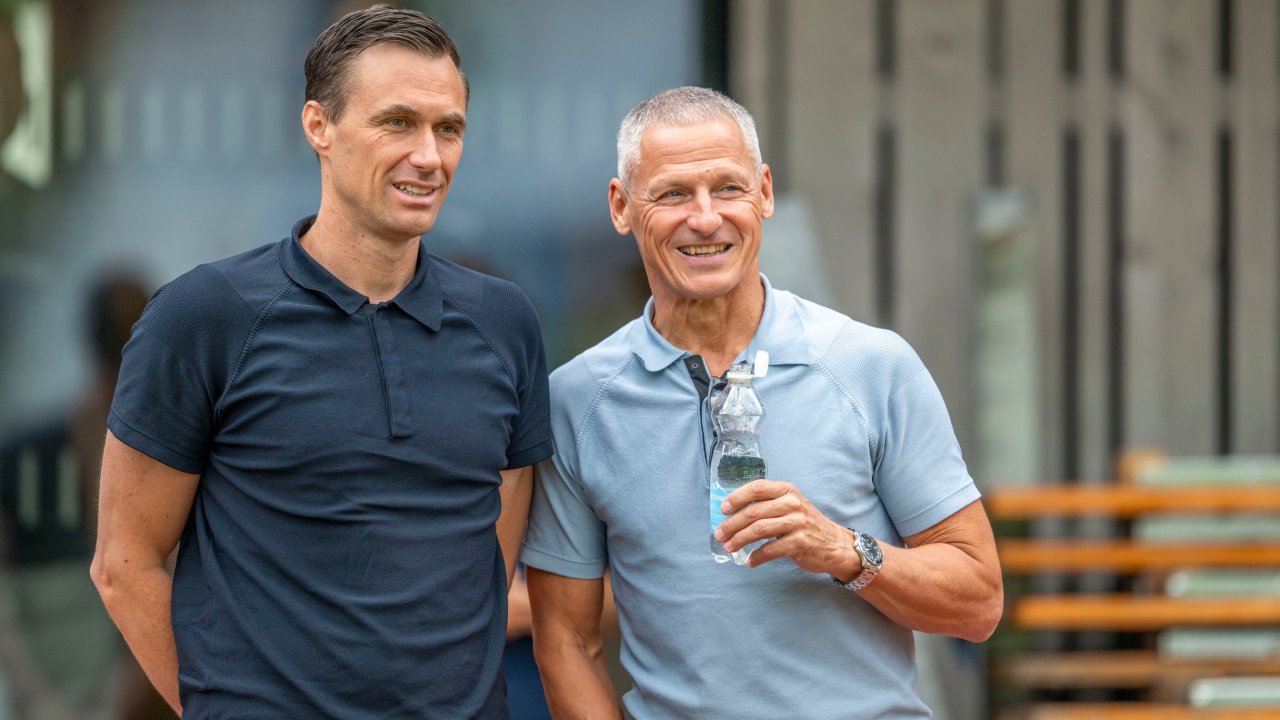 Den beiden Salzburger Geschäftsführern, Marcus Mann und Stephan Reiter, gefällt, was sie bis jetzt von ihrer neuen Mannschaft gesehen haben