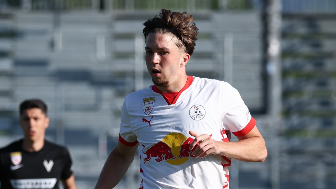 Jannik Schuster im Liefering-Trikot: Gar nicht mal solange her.