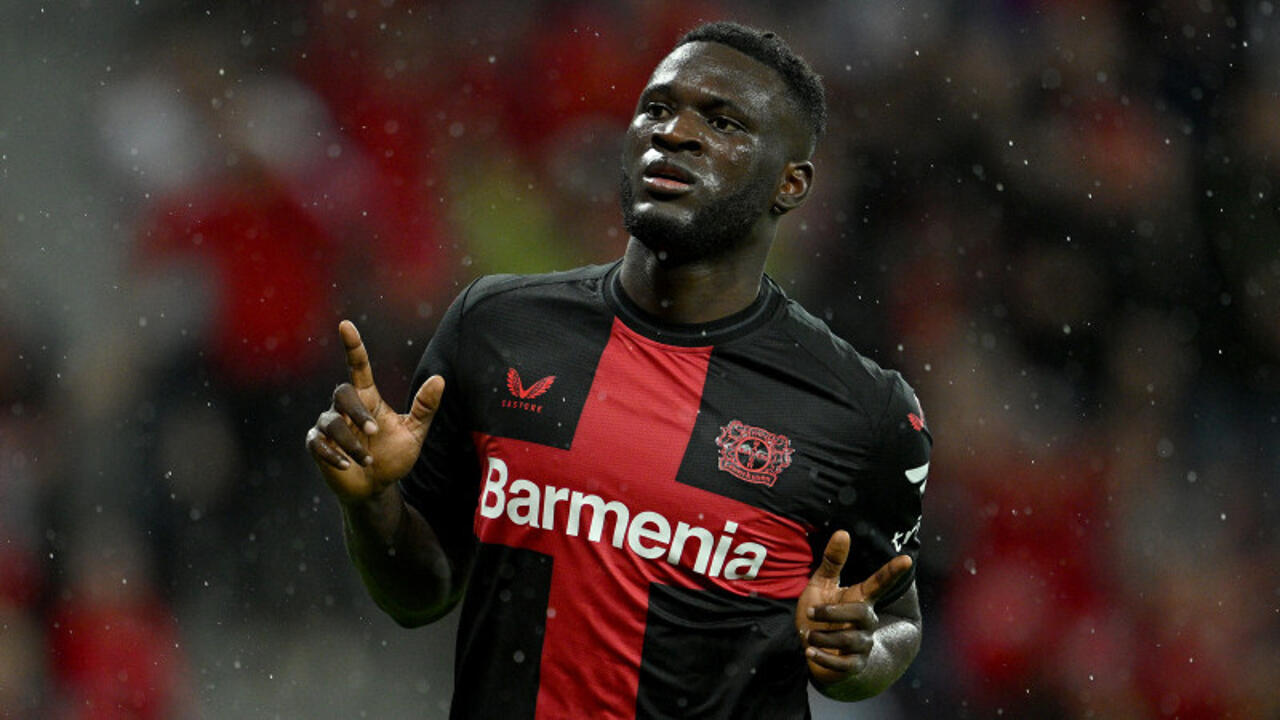 Victor Boniface traf in Leverkusens Meistersaison 14 Mal. Erstmals aufgefallen ist er 2022 in Bodø.