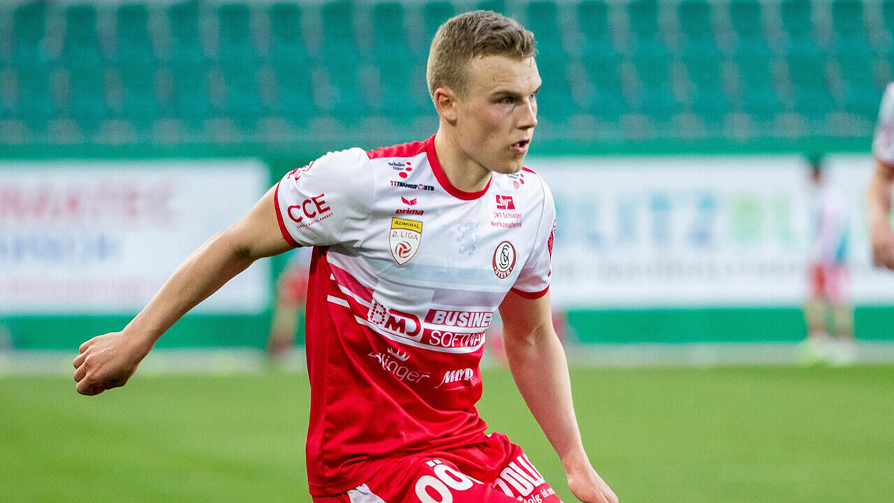 Sven Sprangler im Einsatz für Vorwärts Steyr (April 2023)