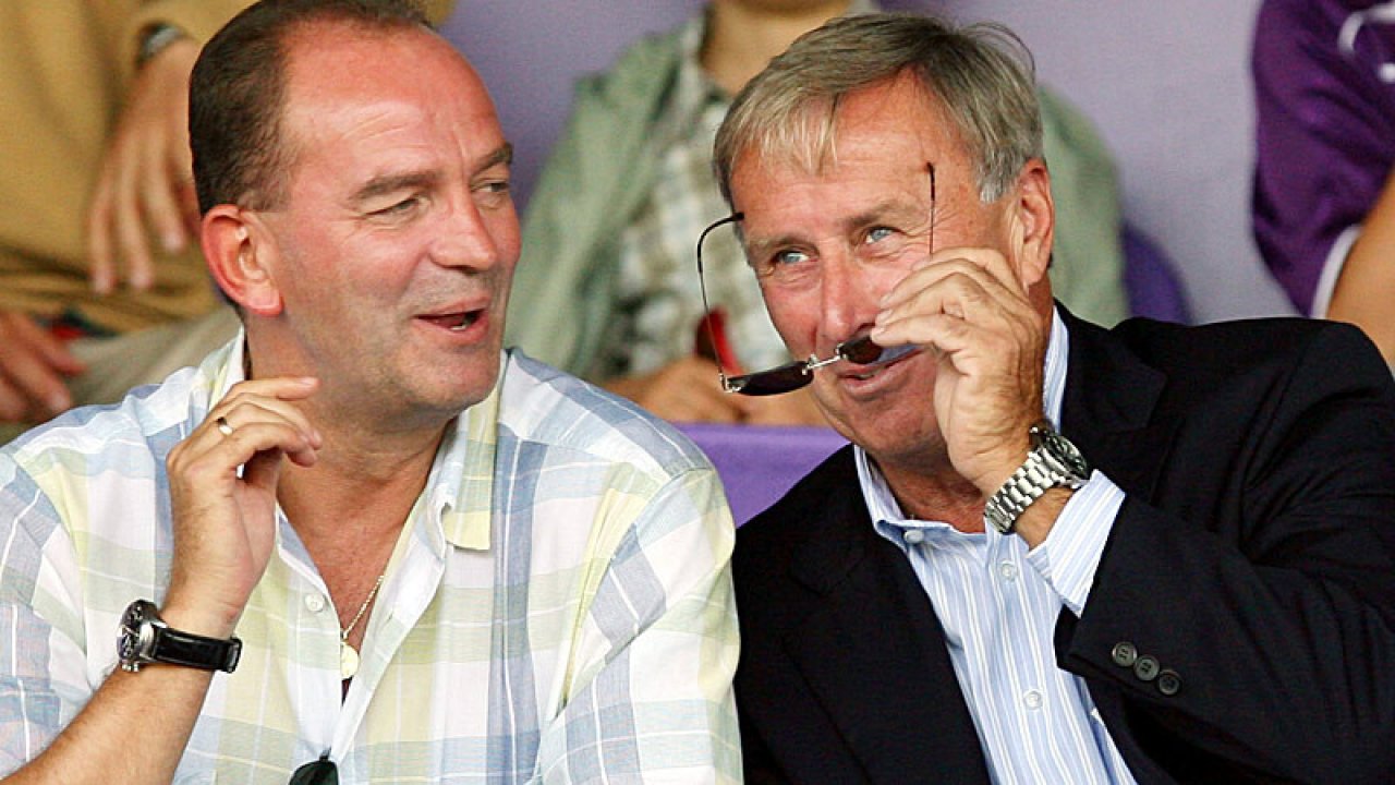 Hickersberger und Prohaska hatten, wie später auch, wohl einiges zu lachen mit dem Teamkickern