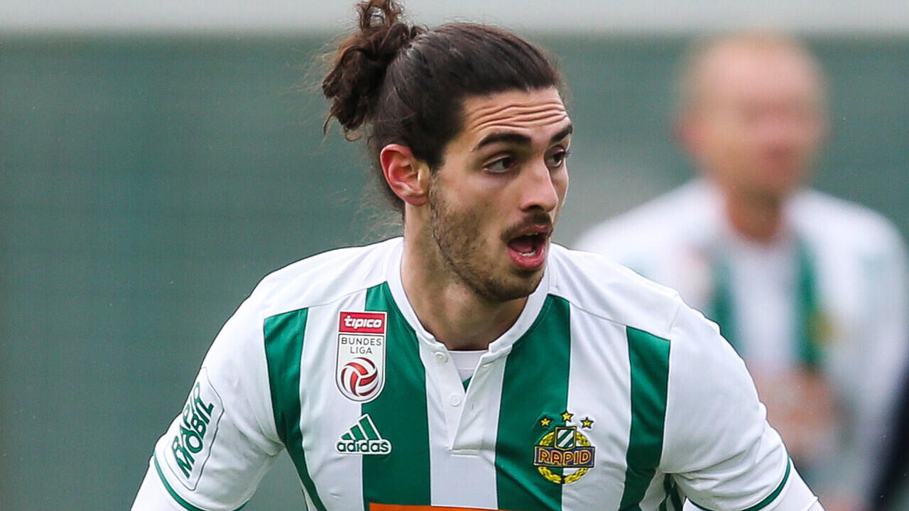 Armin Mujakic im Rapid-Trikot