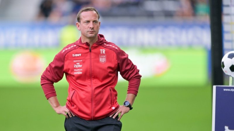 LASK-Trainer Sageder: "Mit der ersten Halbzeit sind wir gar nicht einverstanden"
