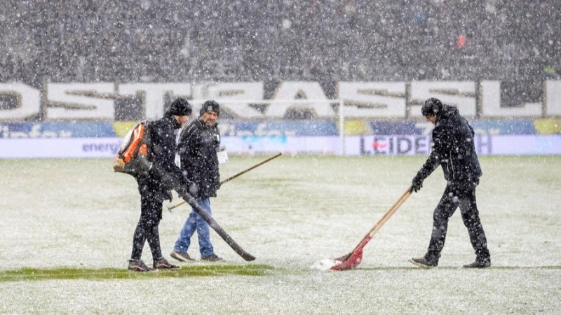 Schneechaos sorgt für mehrere Bundesliga-Spielabsagen