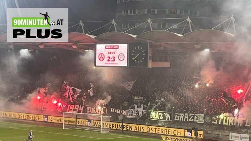 Grazer Derby: Sturm verliert gewonnenes Spiel [12 Meter]