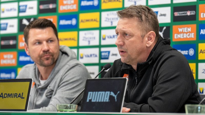 Rapid-Sportdirektor Katzer: "Trainerteam leistet hochwertige Arbeit"