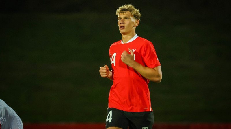 Rapid-Talent Leopold Querfeld ist mit der Stimmung im Team zufrieden