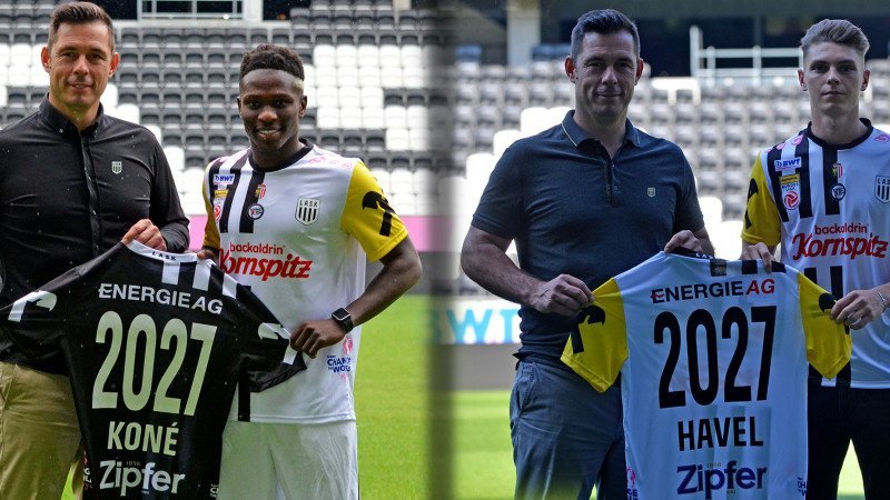 Doppeltransfer beim LASK: Moussa Koné und Elias Havel verstärken Offensive