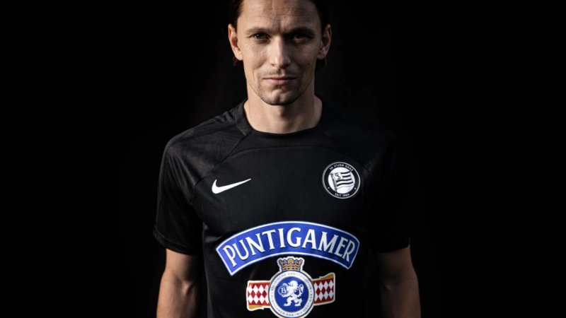 Sturm Graz präsentiert neues Heim- und Auswärtstrikot