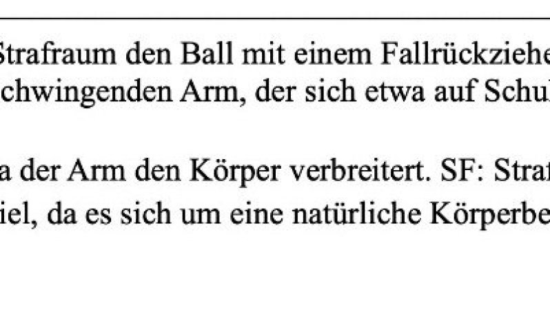 Screenshot Regelkunde ÖFB