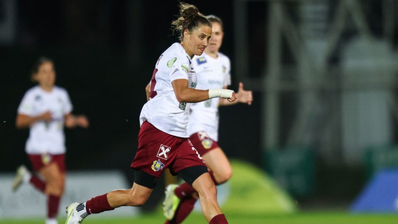 SKN-Damen gewinnen CL-Quali-Hinspiel