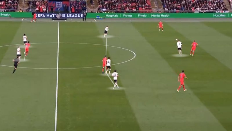 Abbildung 13: Deutschland gegen den Ball