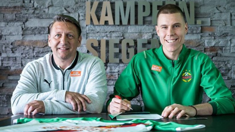 Fix! Rapid verpflichtet serbischen Sechser Aleksa Pejić
