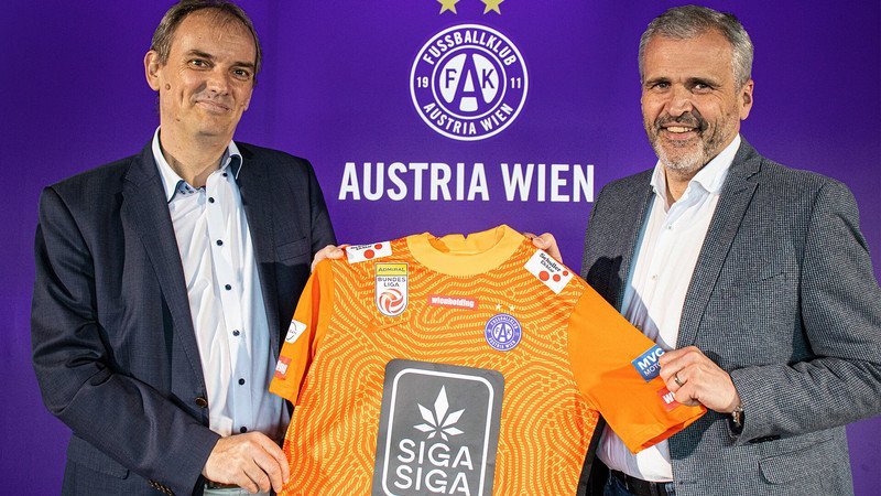 Austria Wien begrüßt neuen Premiumpartner "SIGA SIGA"