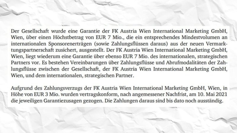 Screenshot PWC Bericht vom 11. Juni 2021