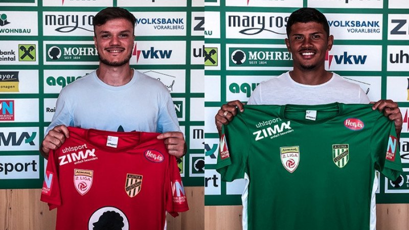 Austria Lustenau verpflichtet Adriel Da Silva und Emre Yilmaz