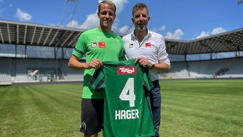 Wacker Innsbruck holt Stefan Hager von WSG Tirol