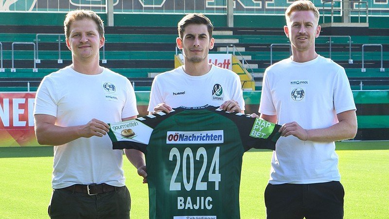 SV Ried: Ante Bajic unterschreibt langfristigen Vertrag