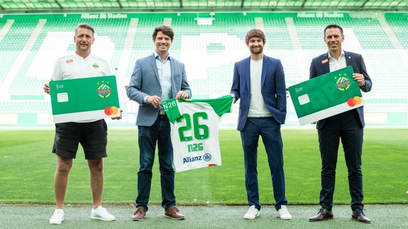 Rapid präsentiert mit N26 neuen Teampartner