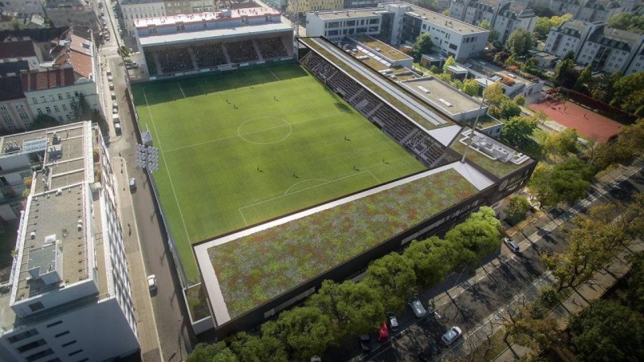 Nach der Eröffnung im Mai ist das neue WSC-Stadion bereit für die 2. Liga