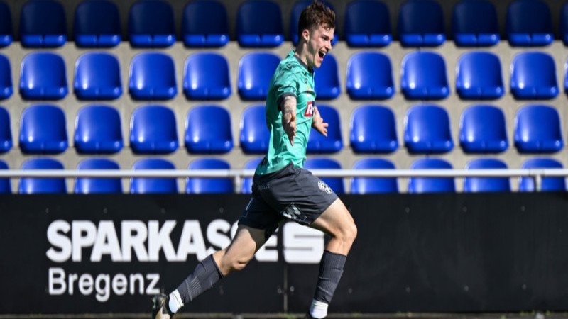 Neben Bundesligisten: Auch die SV Ried hat Bregenz-Stürmer Lukas Brückler im Auge