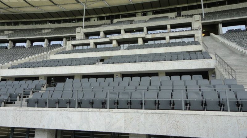 Die ehemalige "Führerloge" ist im Ansatz noch erkennbar