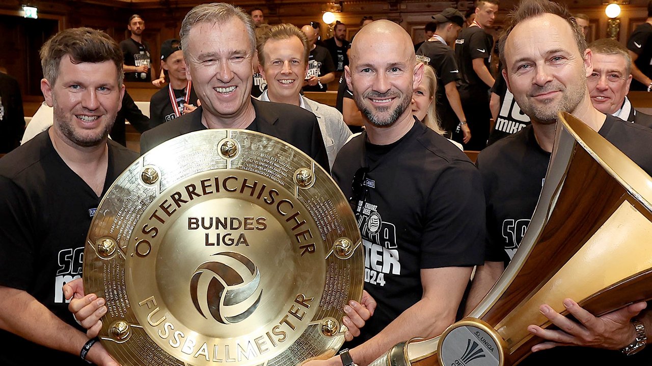 Andreas Schicker hat nach dem Double mit Sturm noch nicht genug