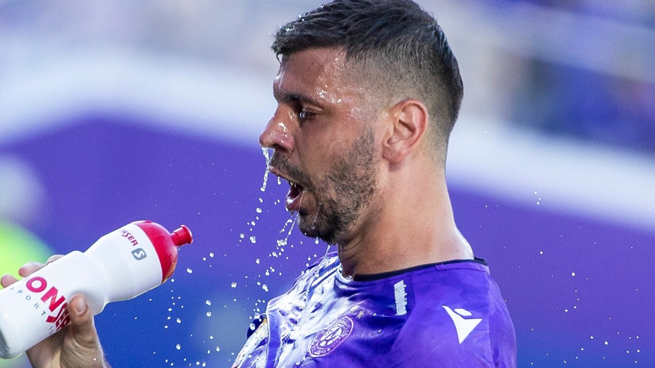 Aleks Dragovic hatte mit der Hitze zu kämpfen