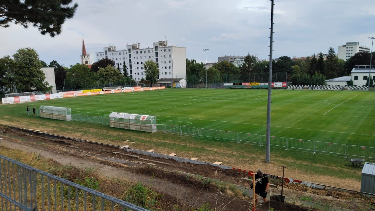 Hier packen die Fans an und kümmern sich um "ihre" Tribüne