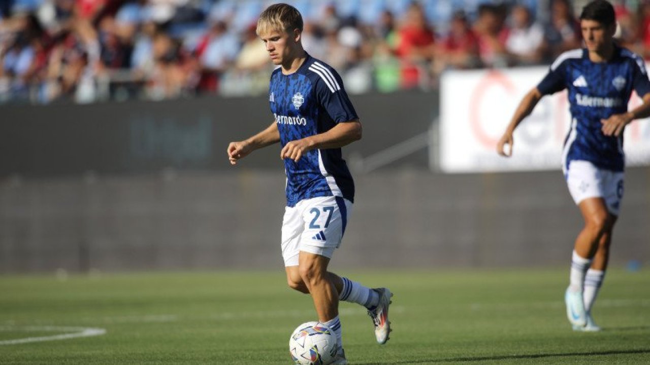 Braunöder beim Aufwärmen