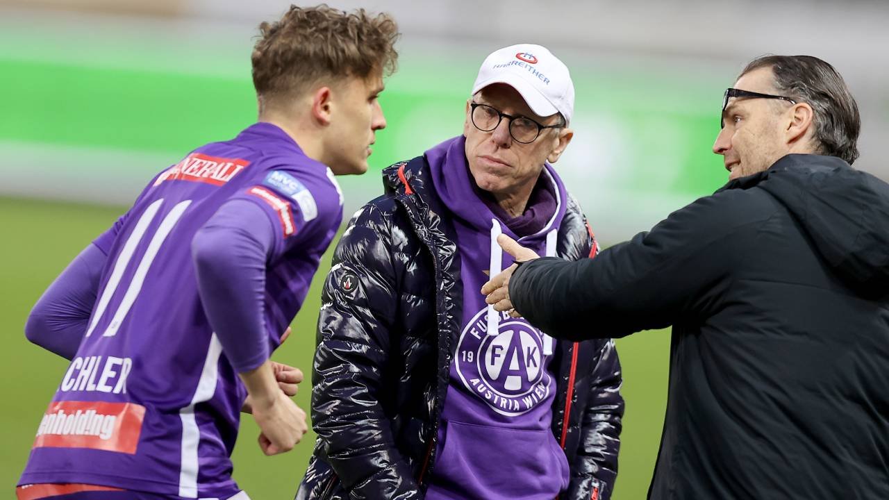 Bei der Wiener Austria arbeitete Benedikt Pichler mit Peter Stöger zusammen